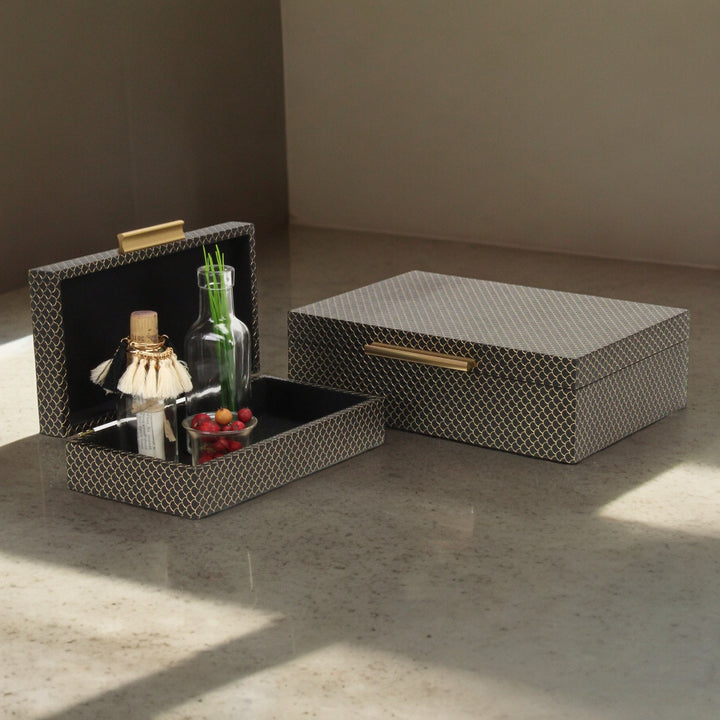 6059-2 - Mariline Fish Scale Box Set - Rectangular