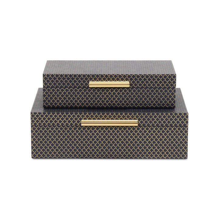 6059-2 - Mariline Fish Scale Box Set - Rectangular