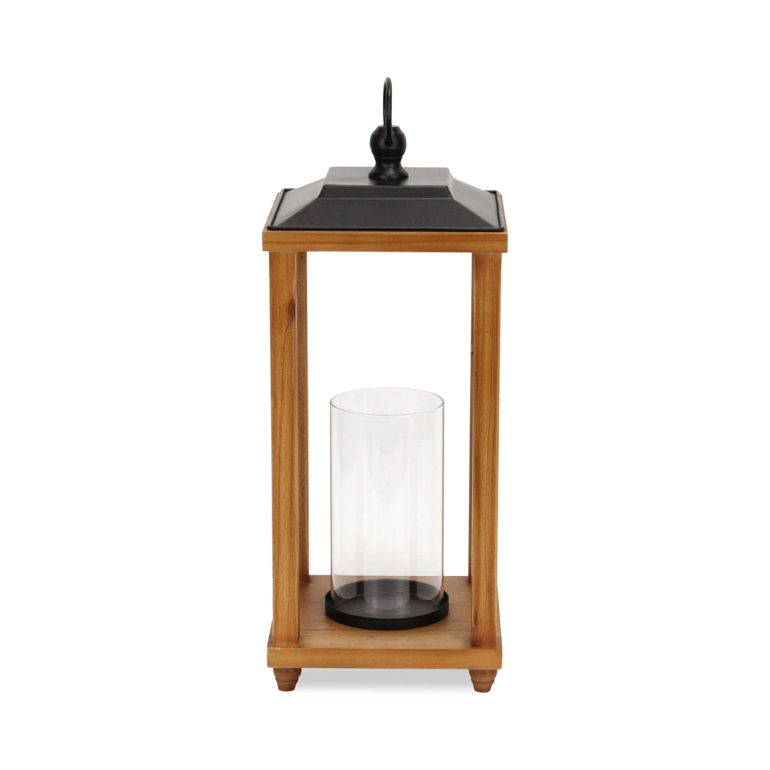 6073 - Vivora Wood & Metal Lantern