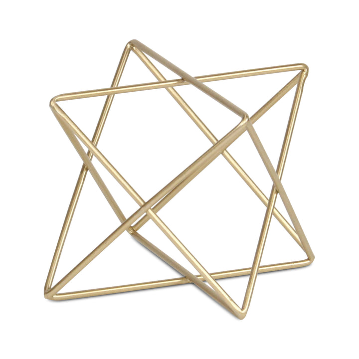 6082GD - Eclipta Gold Metal Octagram