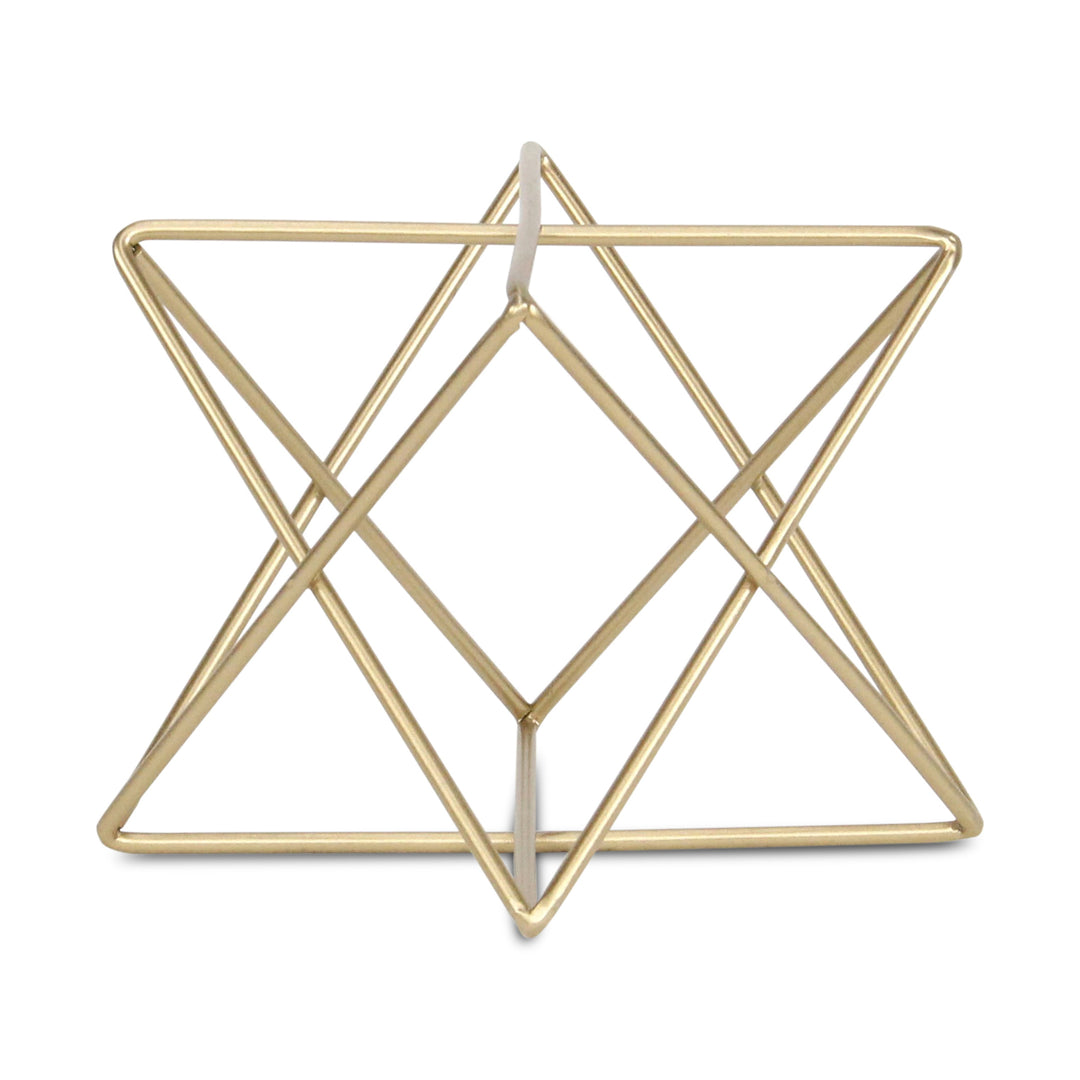 6082GD - Eclipta Gold Metal Octagram