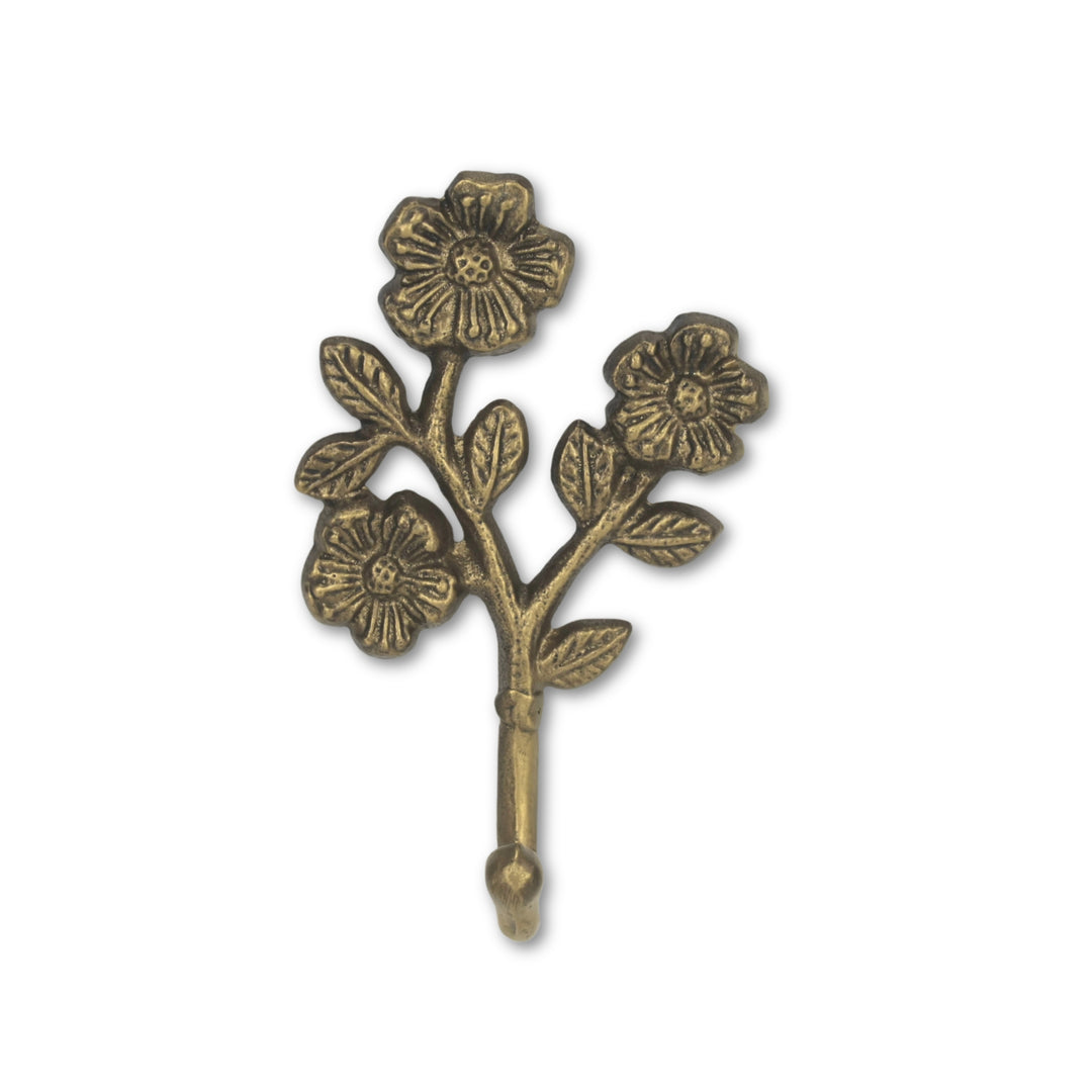 6119GD - Mythra Flower Cast Iron Hook
