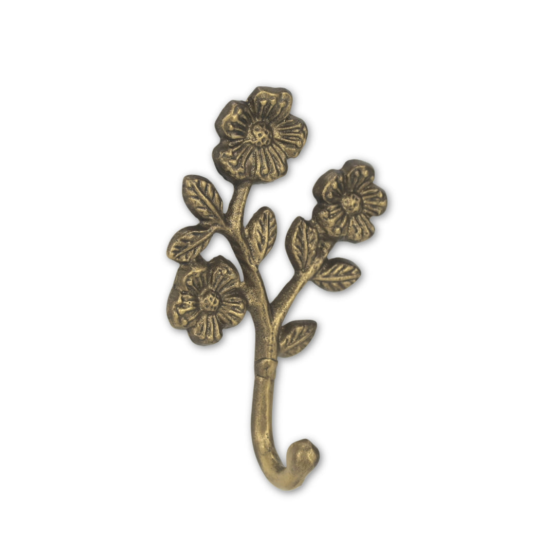 6119GD - Mythra Flower Cast Iron Hook