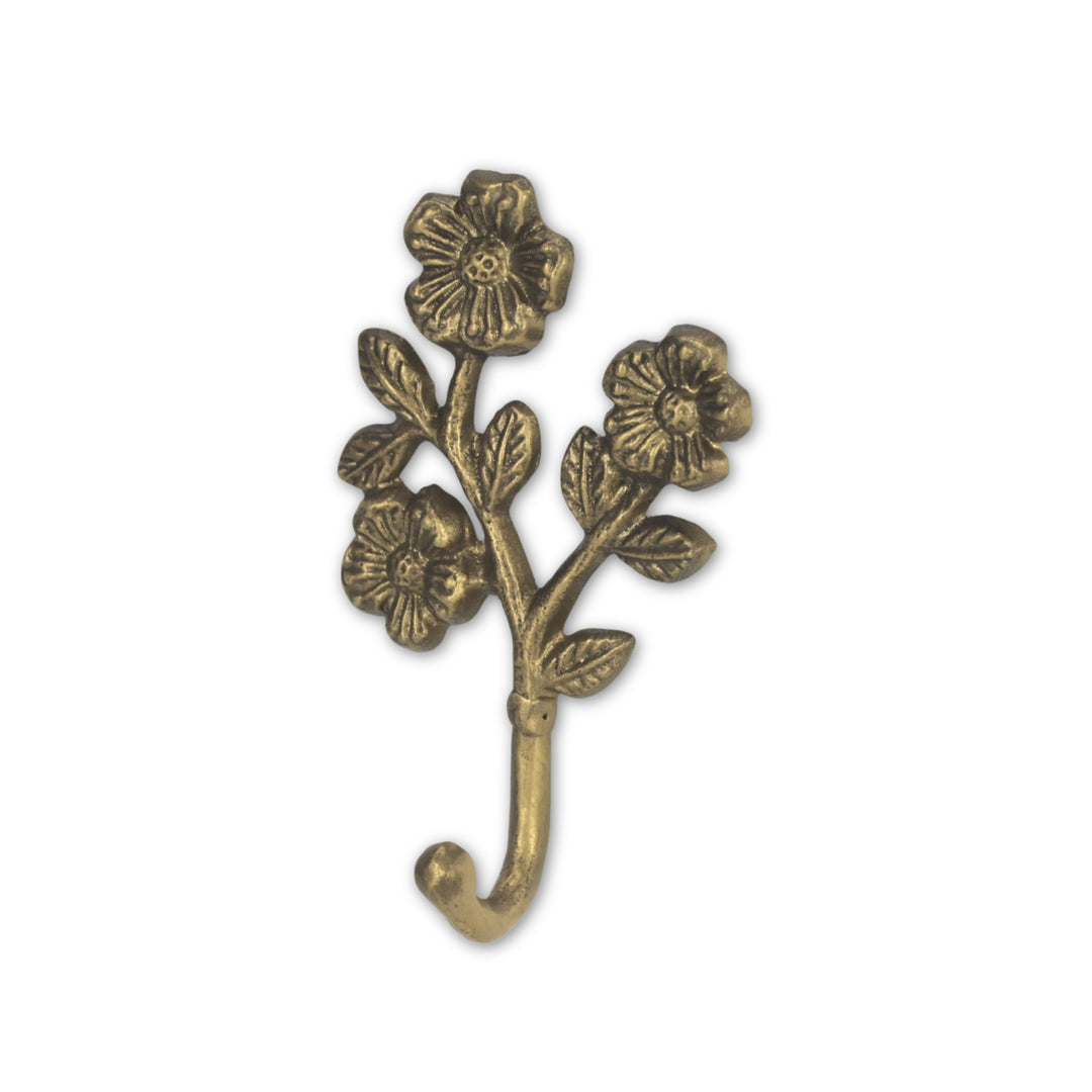 6119GD - Mythra Flower Cast Iron Hook
