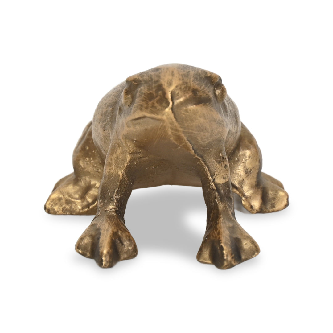 6125GD - Verdor Frog Cast Iron Decor