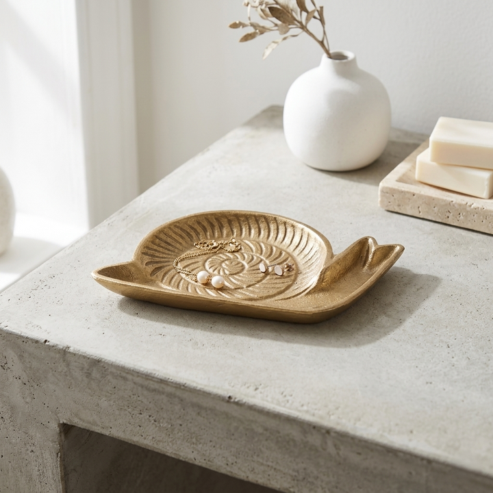 6129GD - Verdor Snail Cast Iron Dish