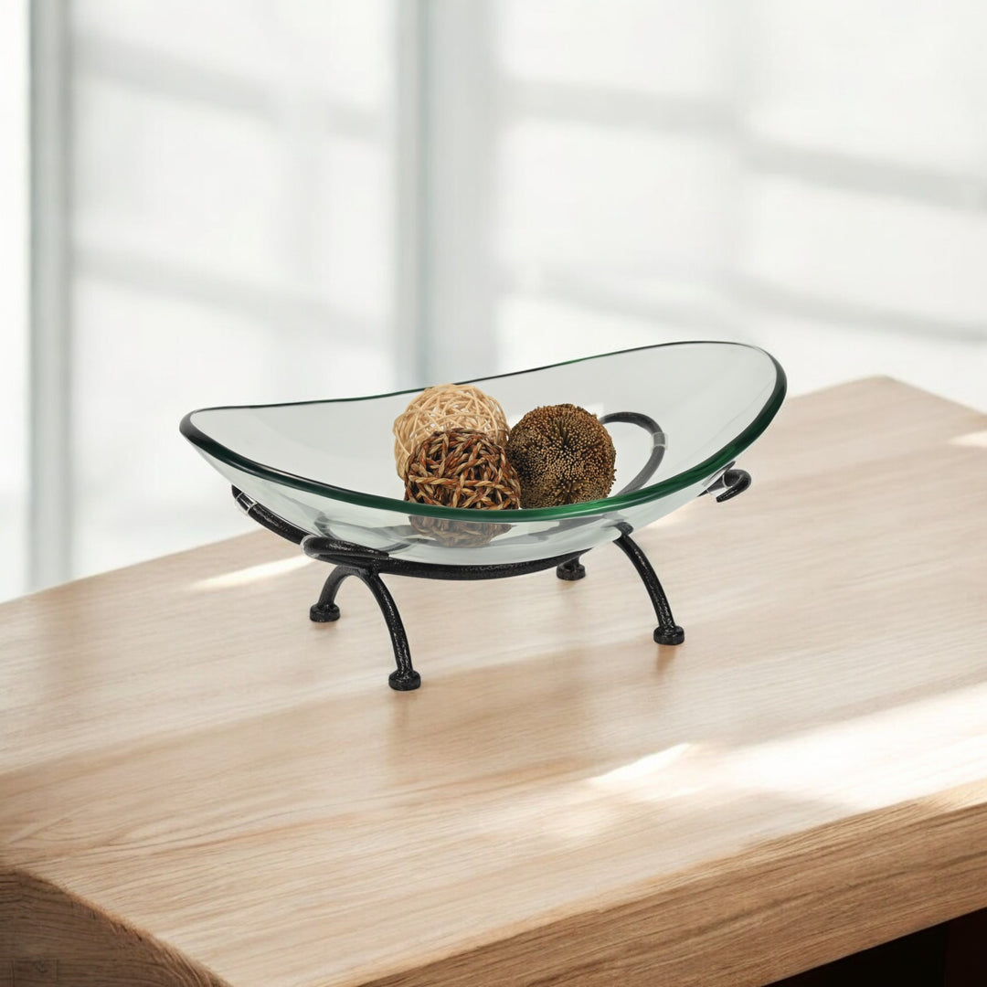 6135OV - Olivan Tempered Glass Stand - Oval