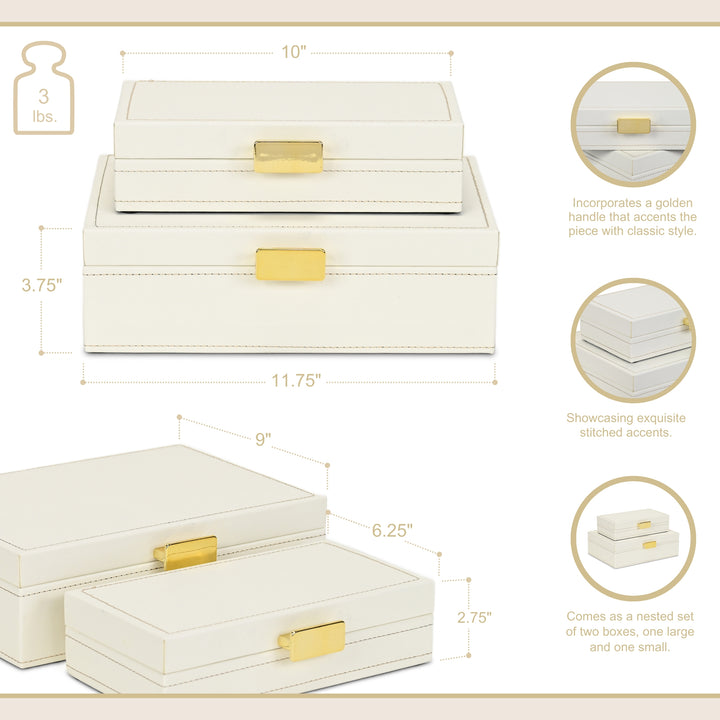 6142-2 - Lithos Rect Vintage Style Box Set