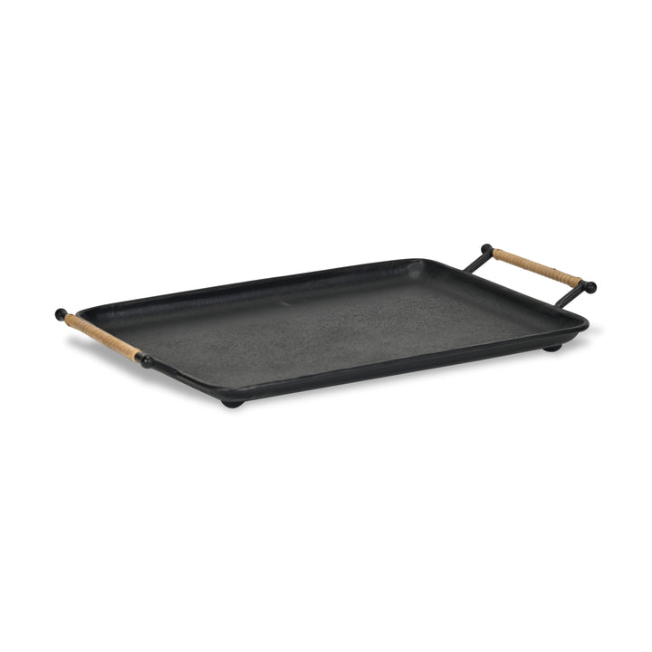6150BK - Syla Black Metal Tray