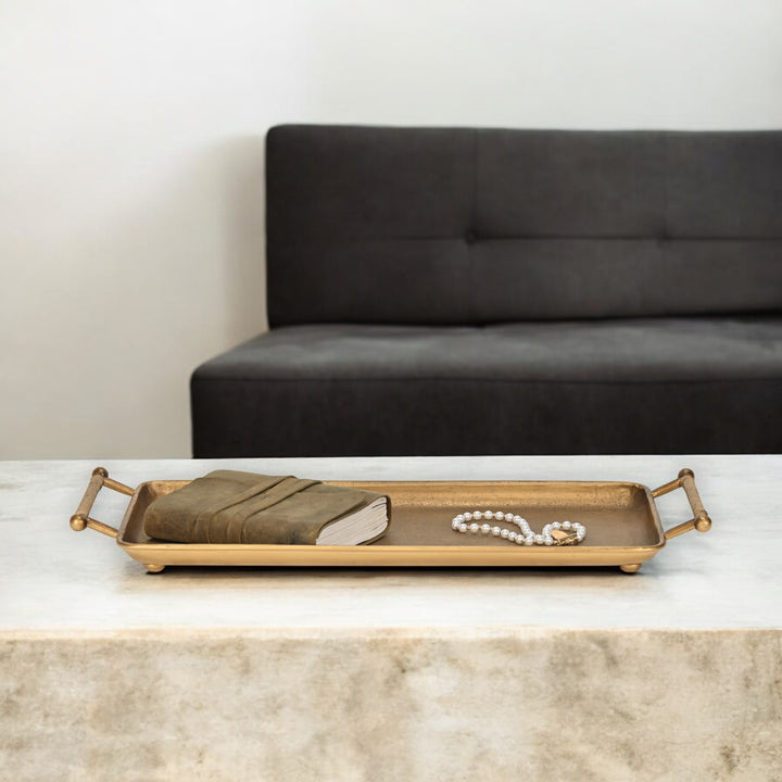 6151GD - Syla Gold Metal Tray