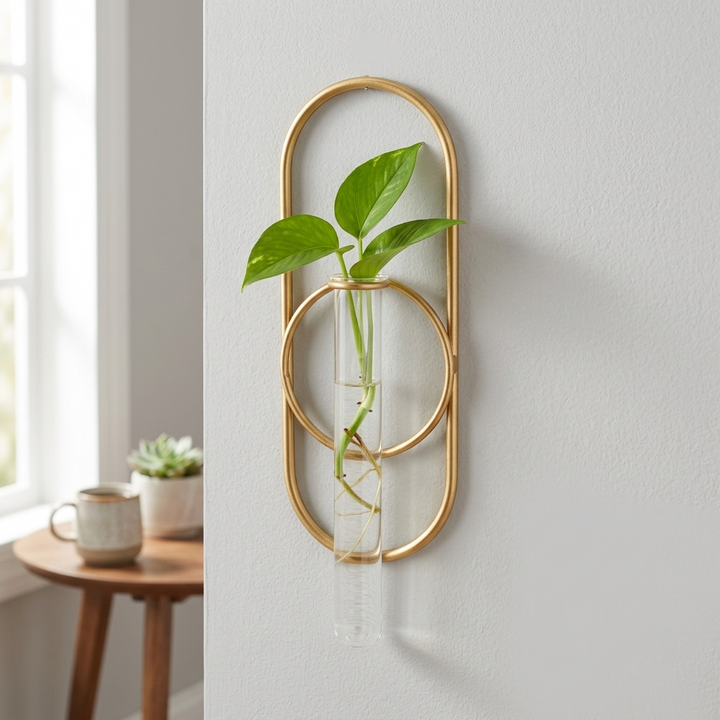 6158 - Sephra Glass Wall Planter