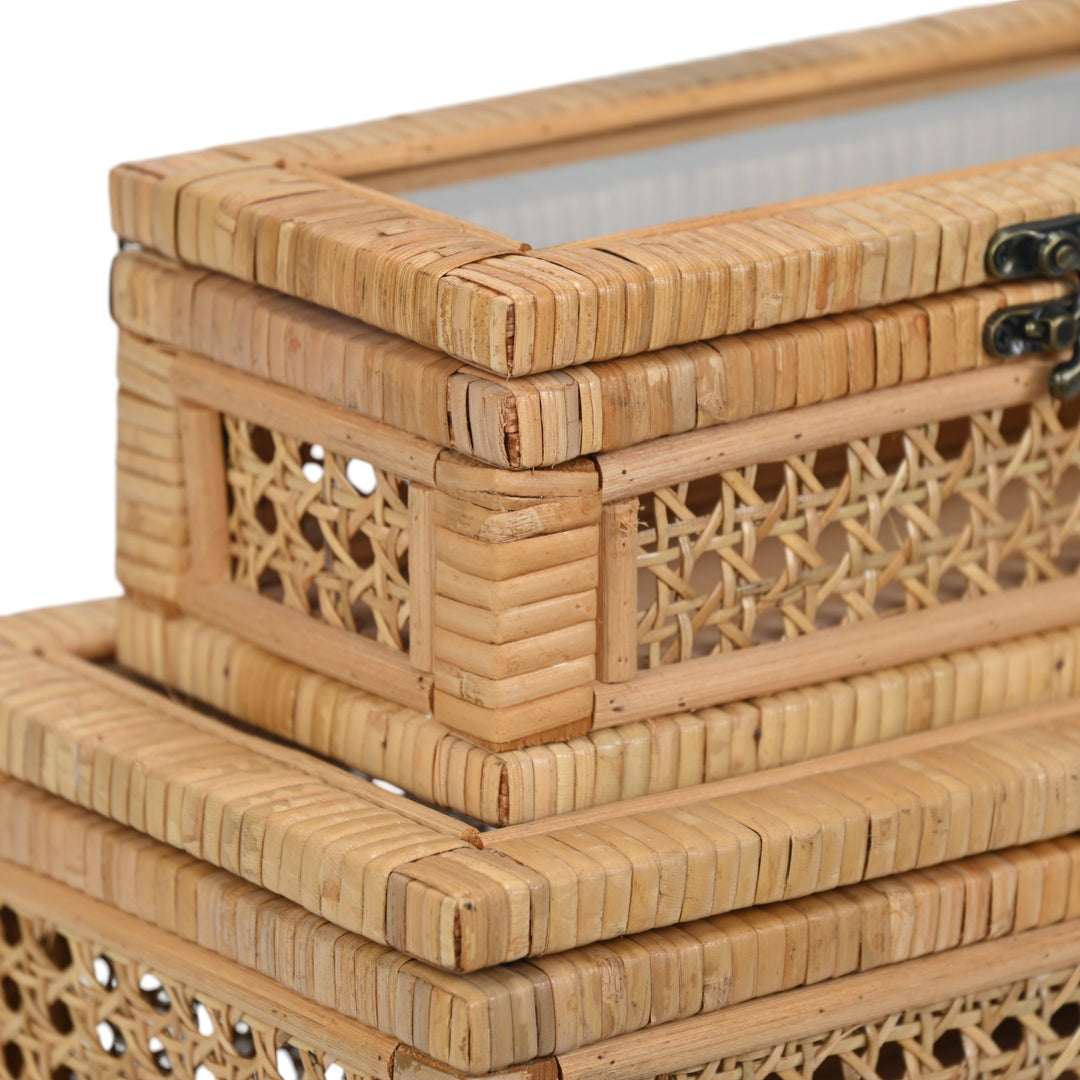 6162-2 - Brielle Set of 2 Rattan Boxes