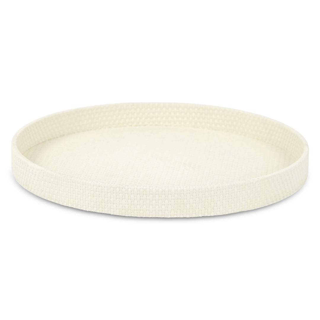 6174 - Tamsin Weave Pattern Round Tray