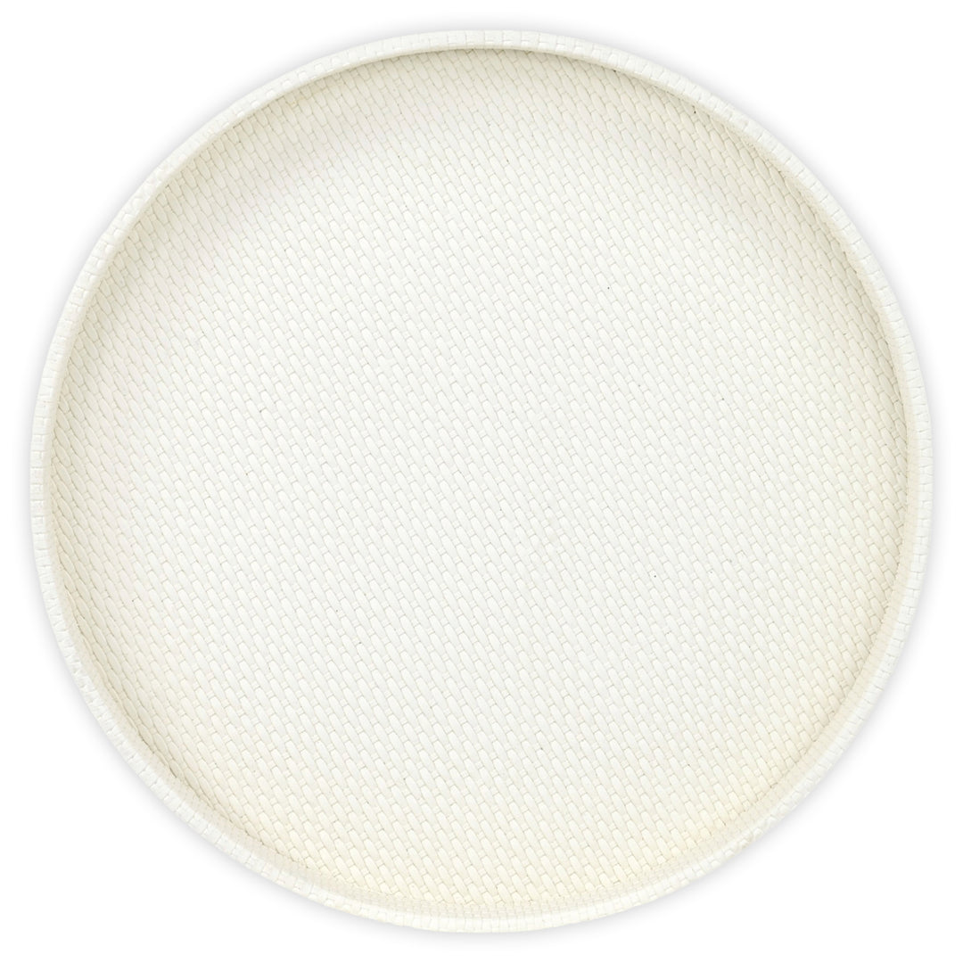 6174 - Tamsin Weave Pattern Round Tray