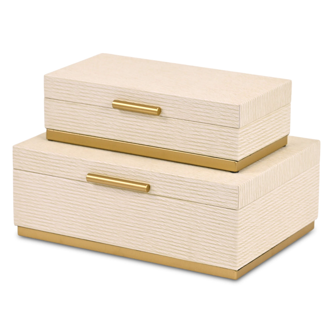 6177-2 - Eira Rect Retro Stripe Pattern Box Set