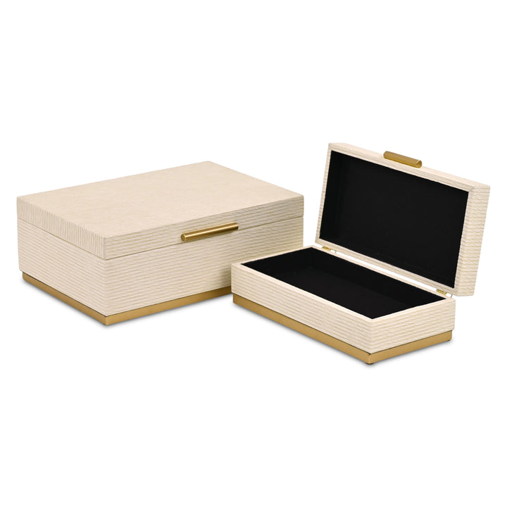6177-2 - Eira Rect Retro Stripe Pattern Box Set