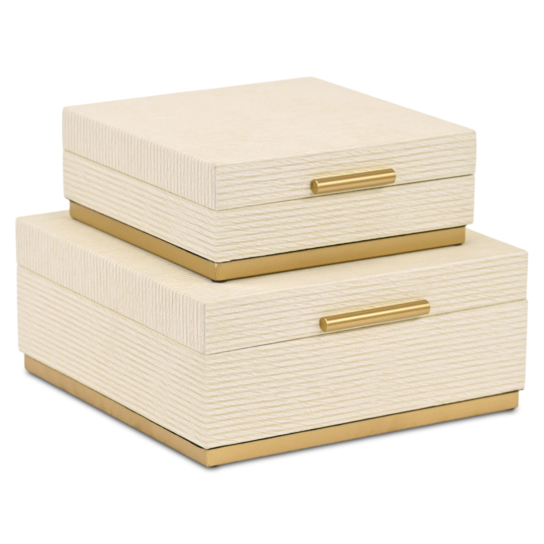 6178-2 - Eira Square Retro Stripe Pattern Box Set