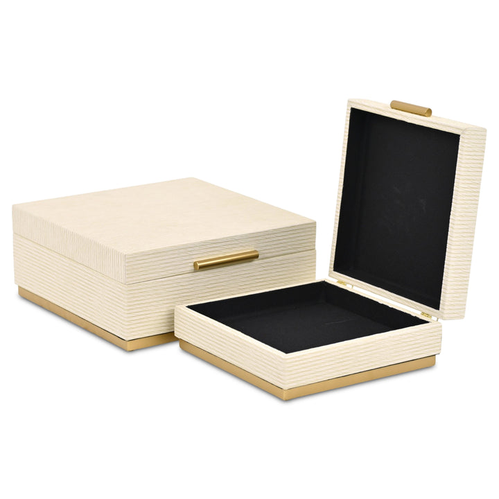 6178-2 - Eira Square Retro Stripe Pattern Box Set