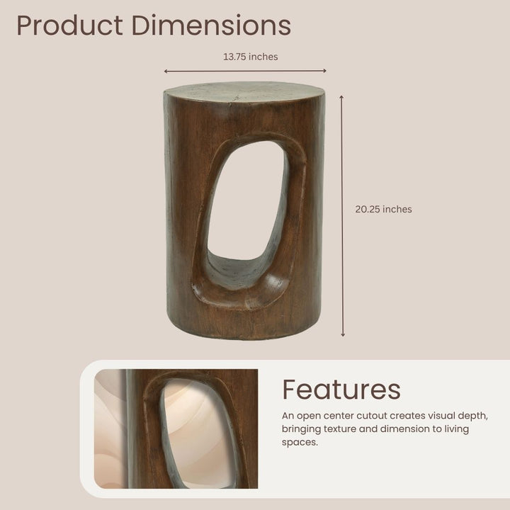 6184 - Phaedra Trunk-Style MGO Side Table