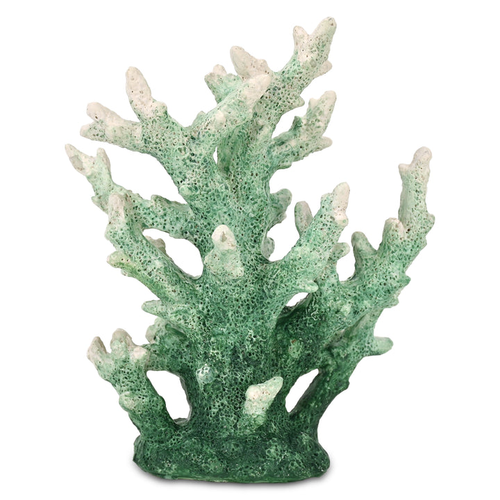 6207GRN - Callidora Resin Coral Decor