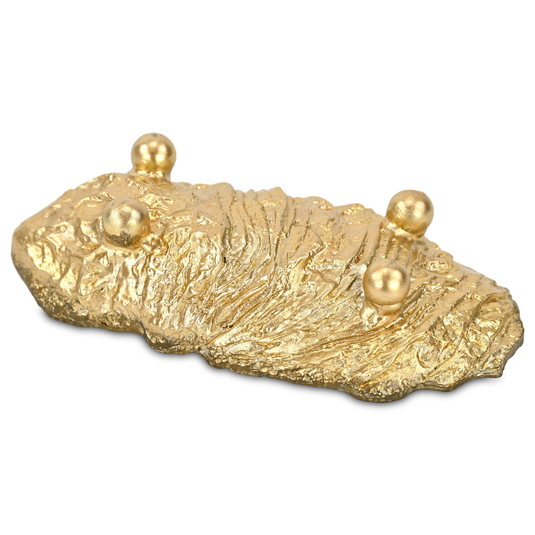 6210GD - Ottilie Resin Oyster Shell Tray