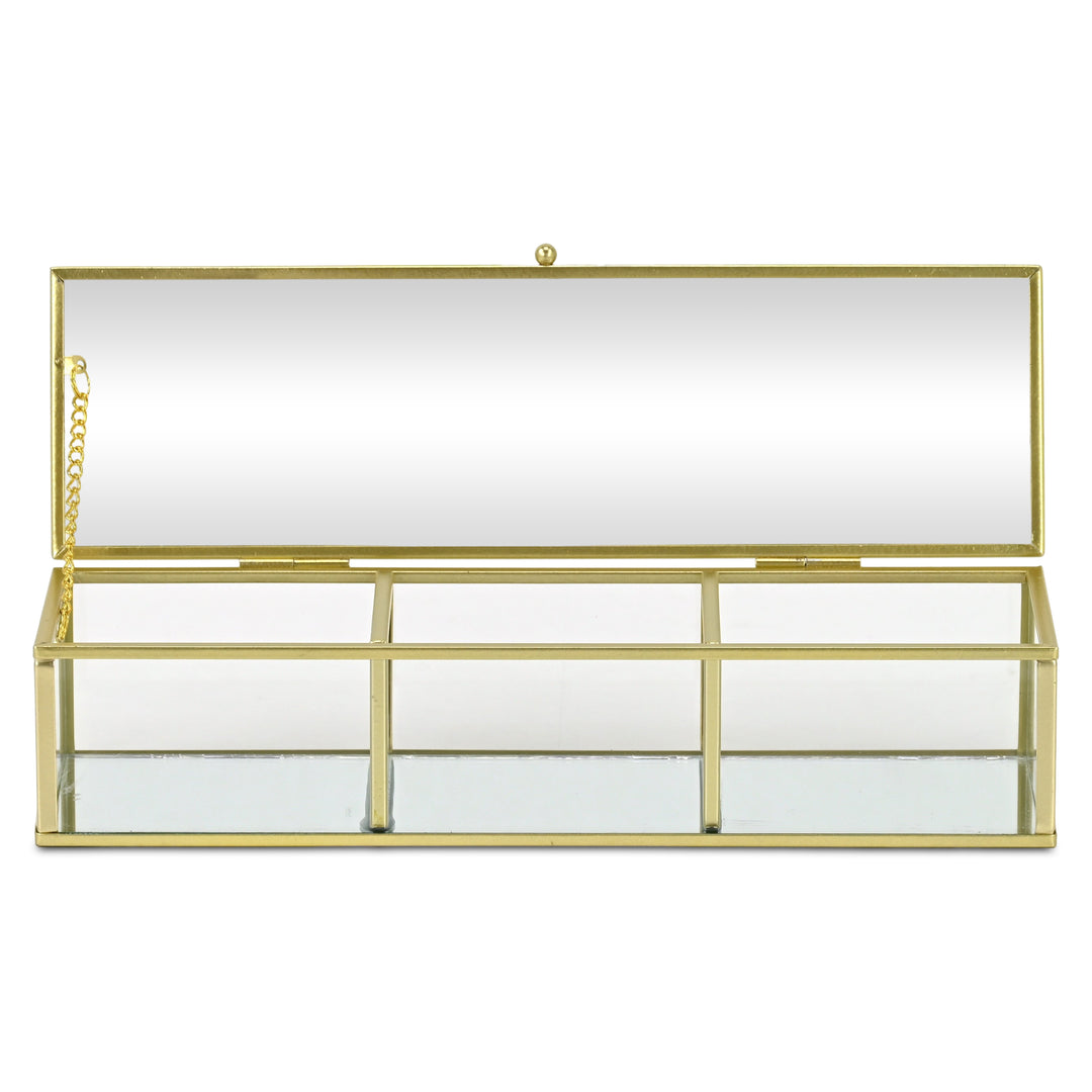 6213 - Verena 3 Slot Glass Box