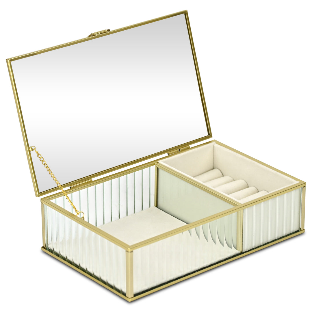6214 - Verena Two Slot Jewelry Box