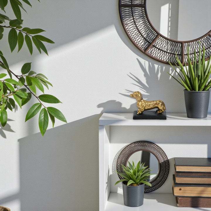 6218GD - Motley Cast Iron Golden Doxen