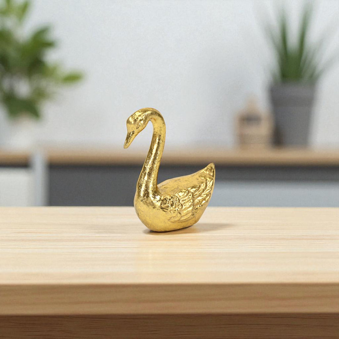 6221GD - Thalassa Cast Iron Swan