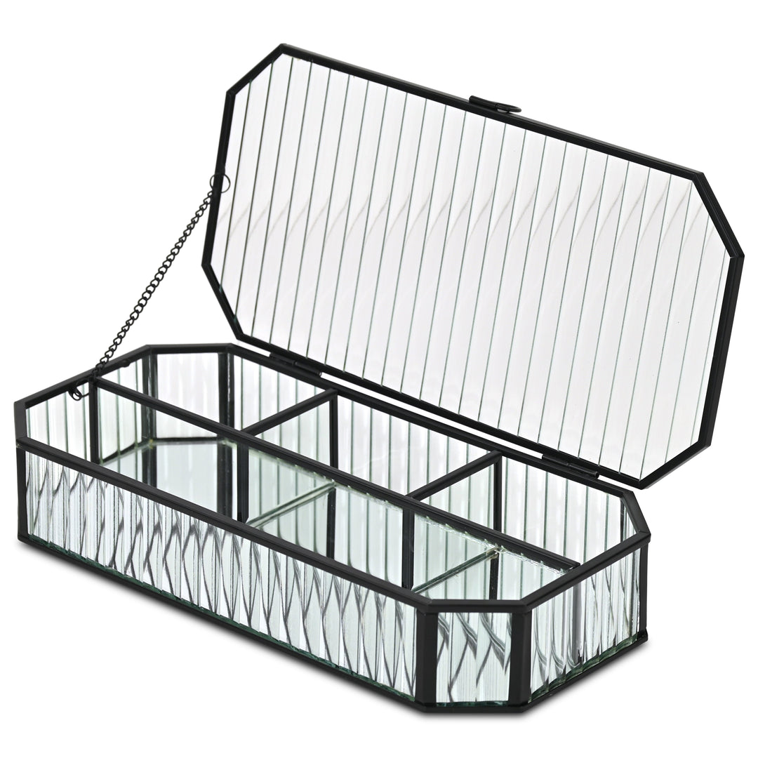 6225 - Zelara Glass & Metal Box