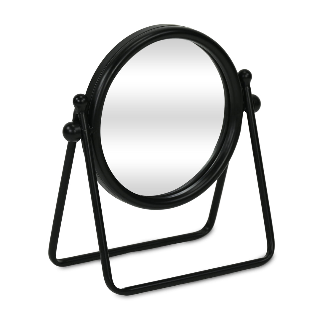 6229 - Clarimond Round Metal Table Mirror
