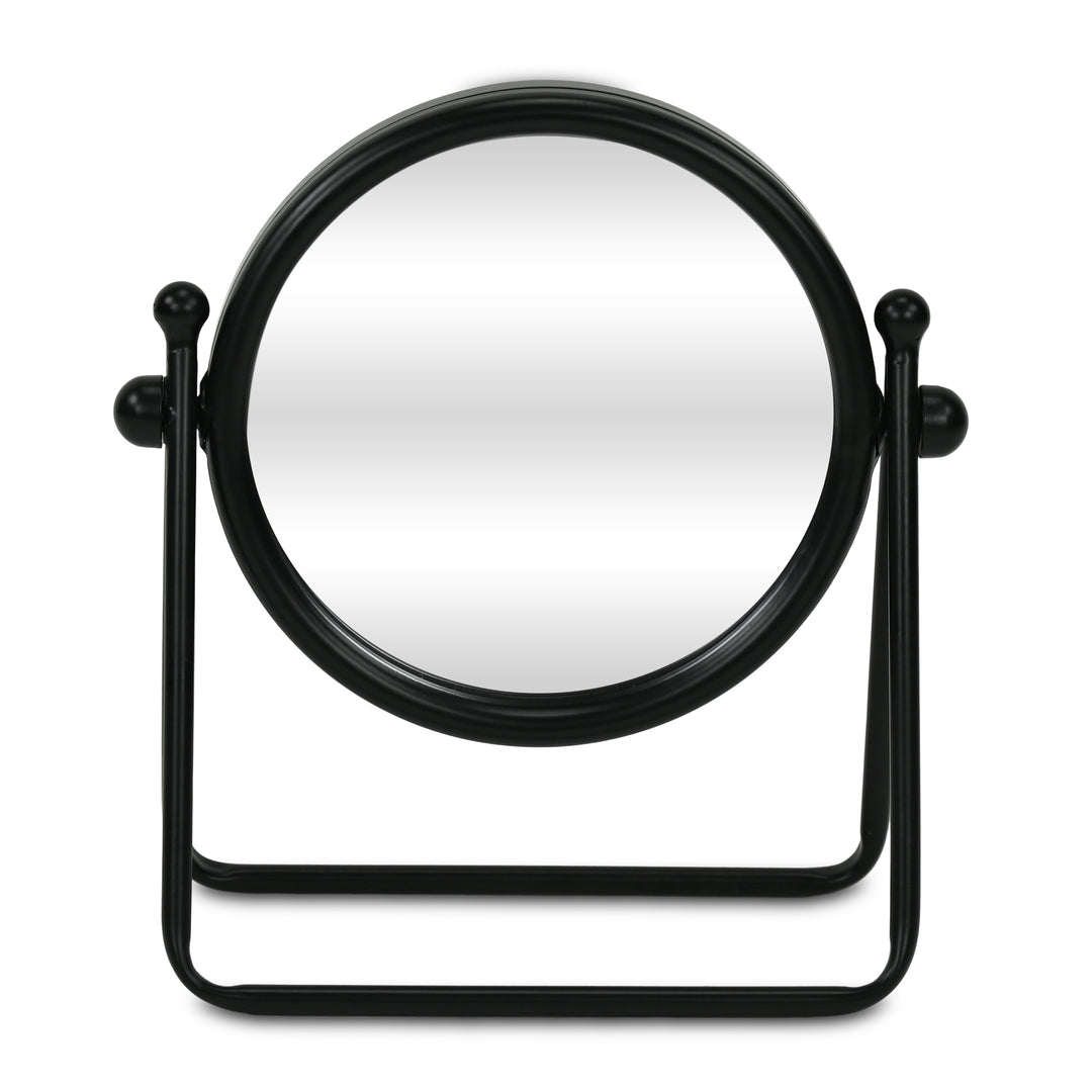6229 - Clarimond Round Metal Table Mirror