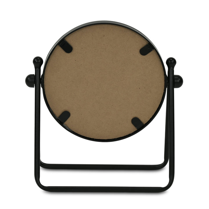 6229 - Clarimond Round Metal Table Mirror