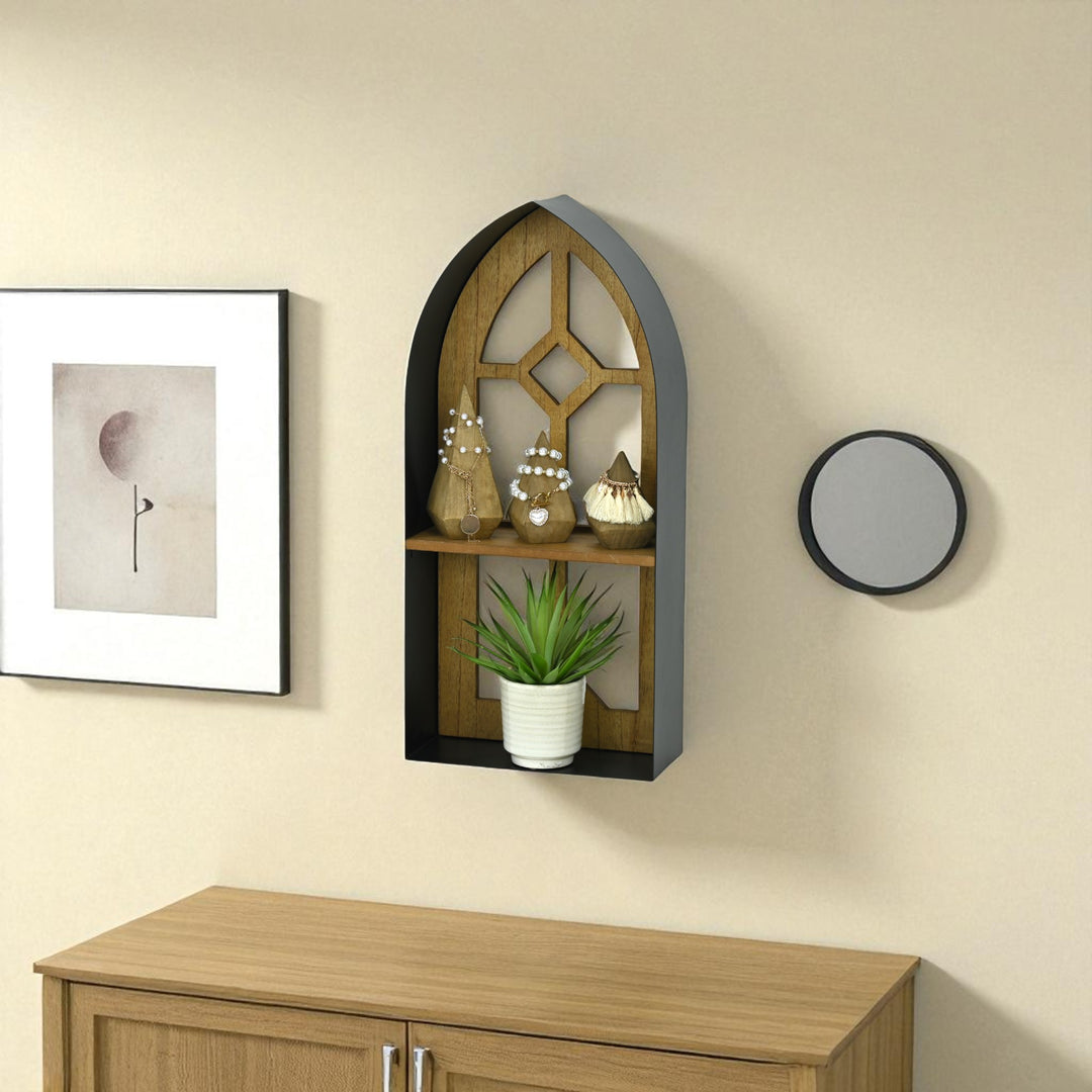 6231 - Meliora Window Themed Wall Shelf