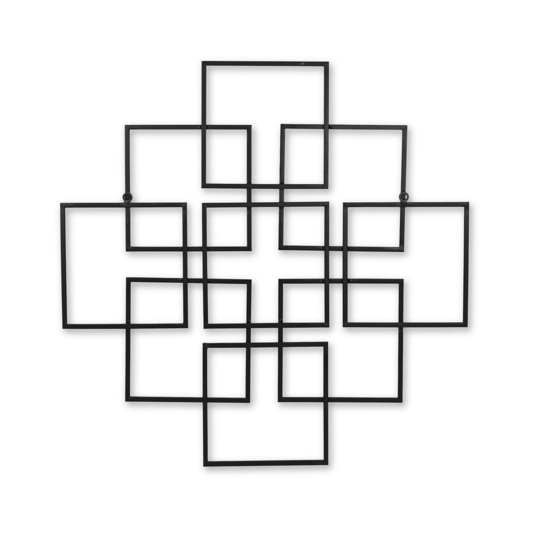 6246BK - Richese Repeating Square Decor - Black