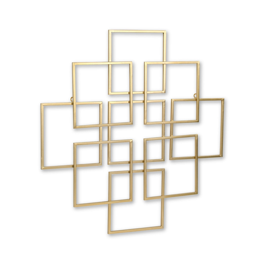 6246GD - Richese Repeating Square Decor - Gold
