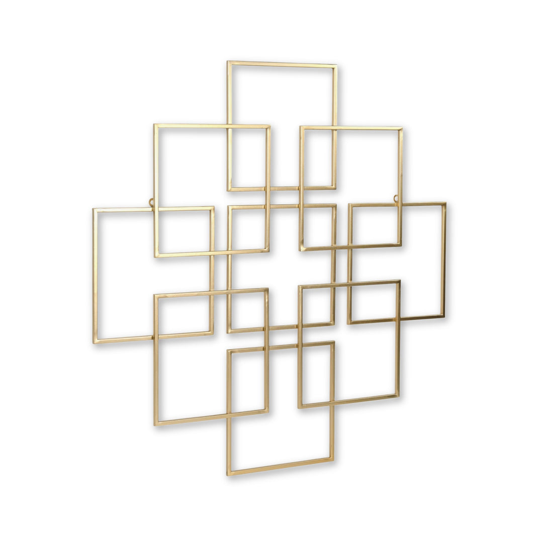 6246GD - Richese Repeating Square Decor - Gold