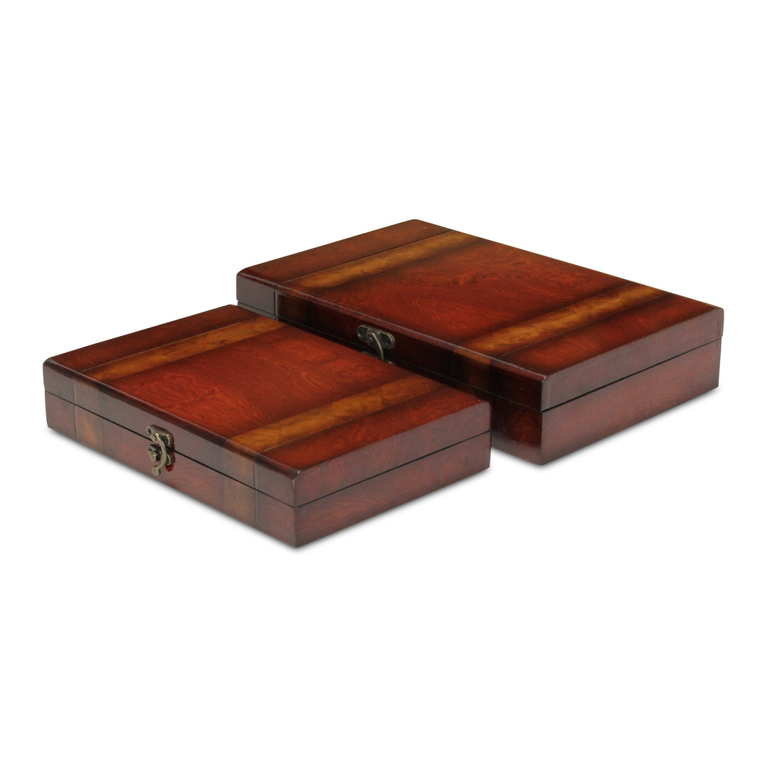 FP-2415-2 - Rosina Burlwood Veneer Boxes