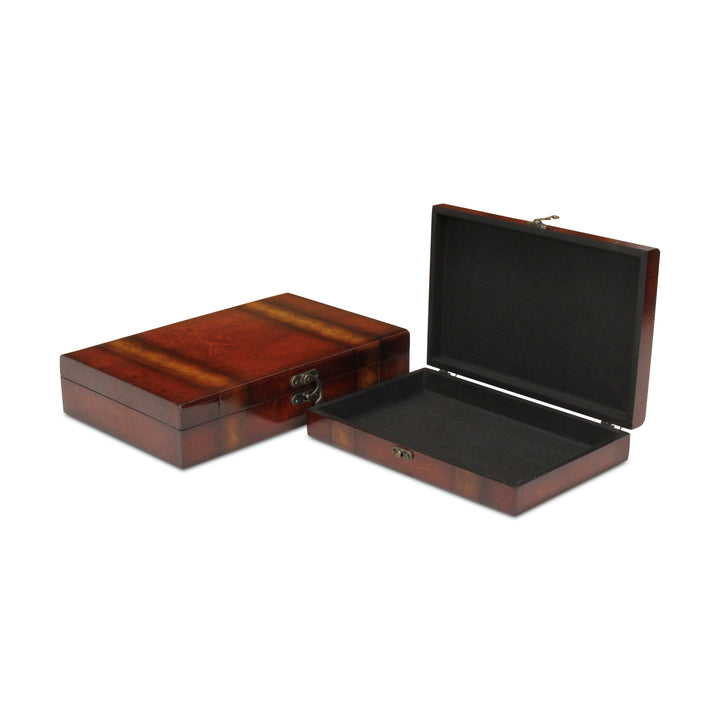 FP-2415-2 - Rosina Burlwood Veneer Boxes