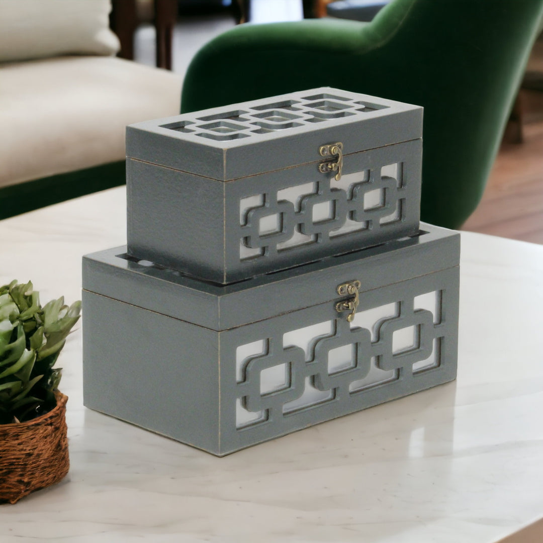 FP-3838-2 - Tessera Mirrored Boxes