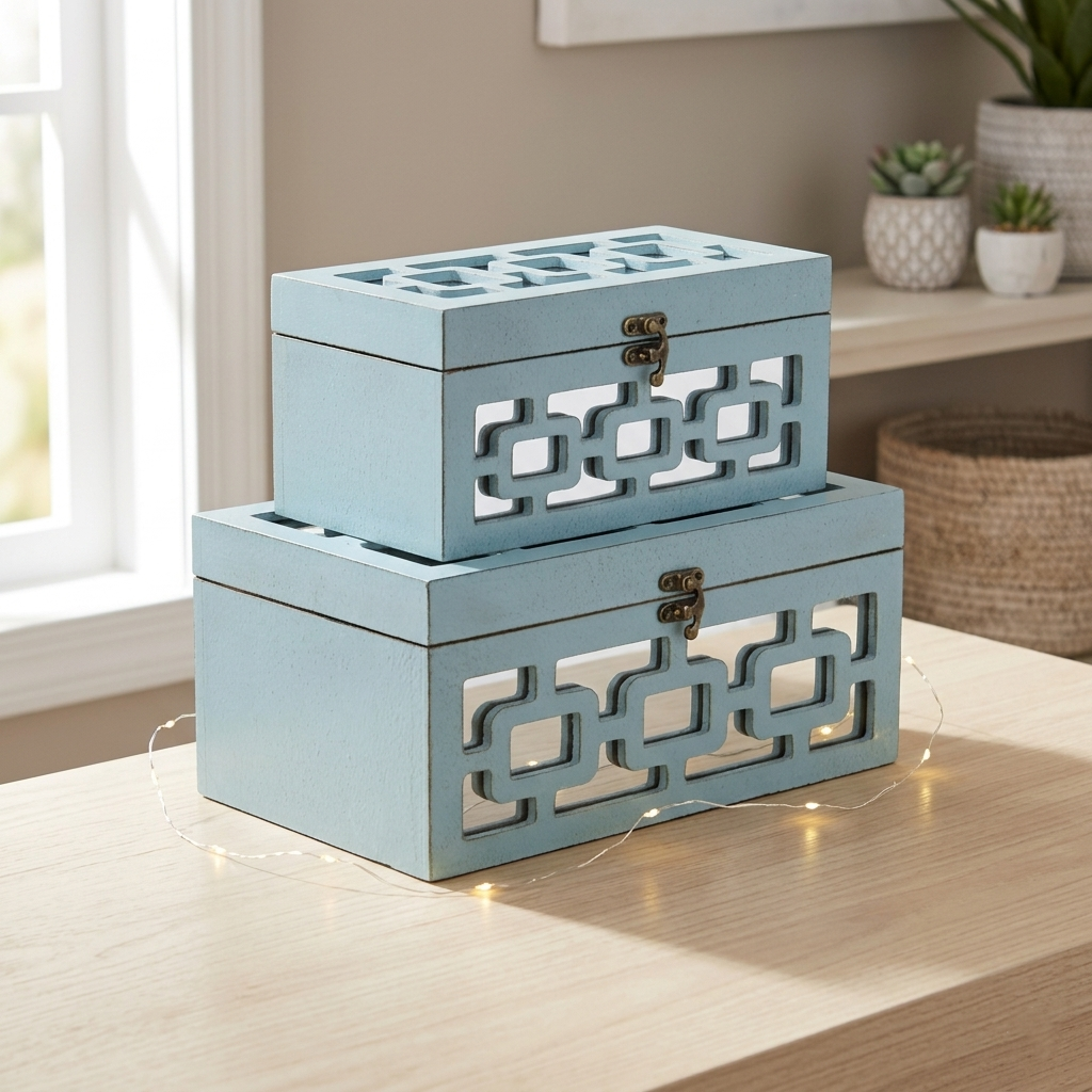 FP-3838-2 - Tessera Mirrored Boxes