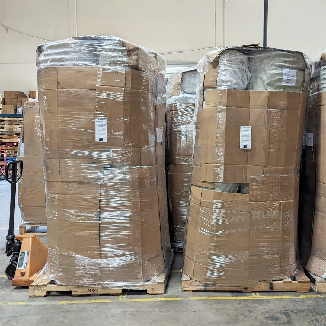 Picture of a multiple, packed pallets to showcase our ability to fulfill larger orders.
