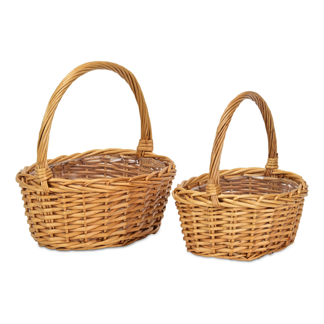 UW-9092-2SMK - Eierkorb Oval Handle Basket