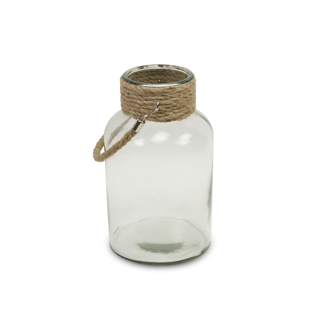15S005L - Golena Rope Topped Jar