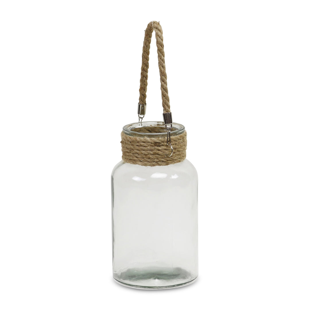 15S005S - Golena Rope Topped Jar