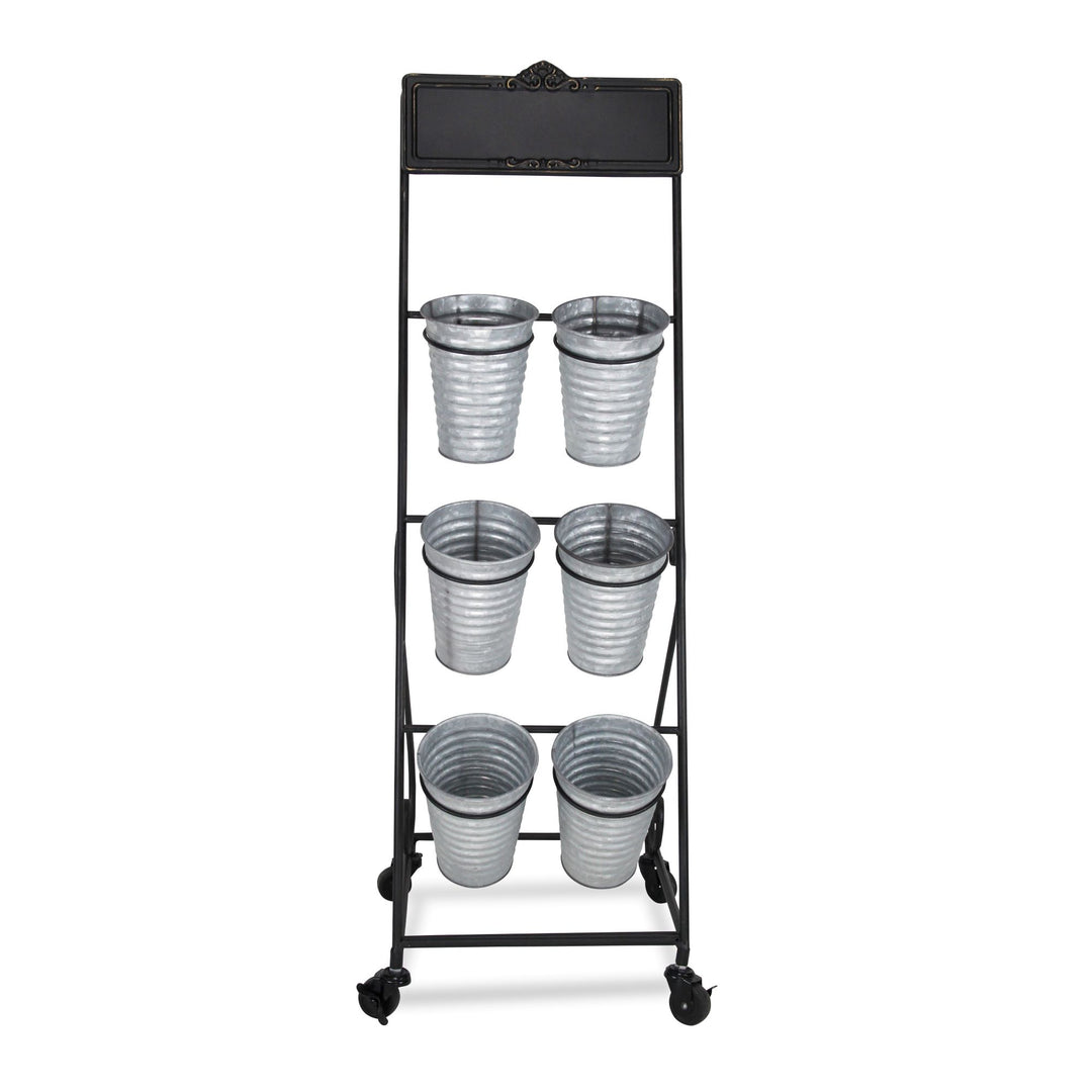 5032 - Kalila 6 Pot Rolling Cart