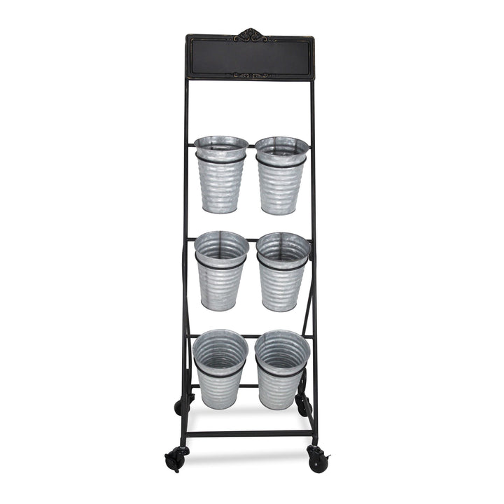 5032 - Kalila 6 Pot Rolling Cart