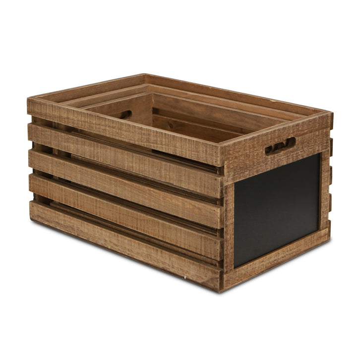 5061-3 - Maelis Wood Crates Set