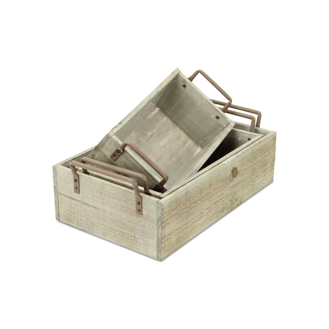 5274-3LG - Zada Brown Crates