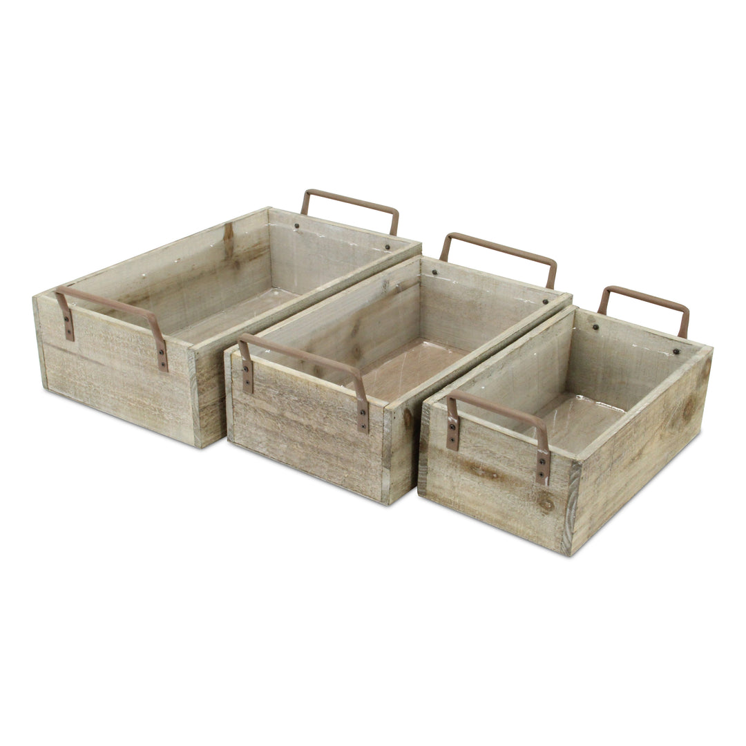 5274-3LG - Zada Brown Crates